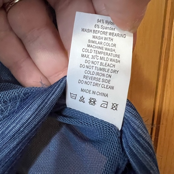 Zyia Active Women's Calm Blue Luxe Mesh Tank Top Size Large Workout Activewear​​ - Picture 3 of 4